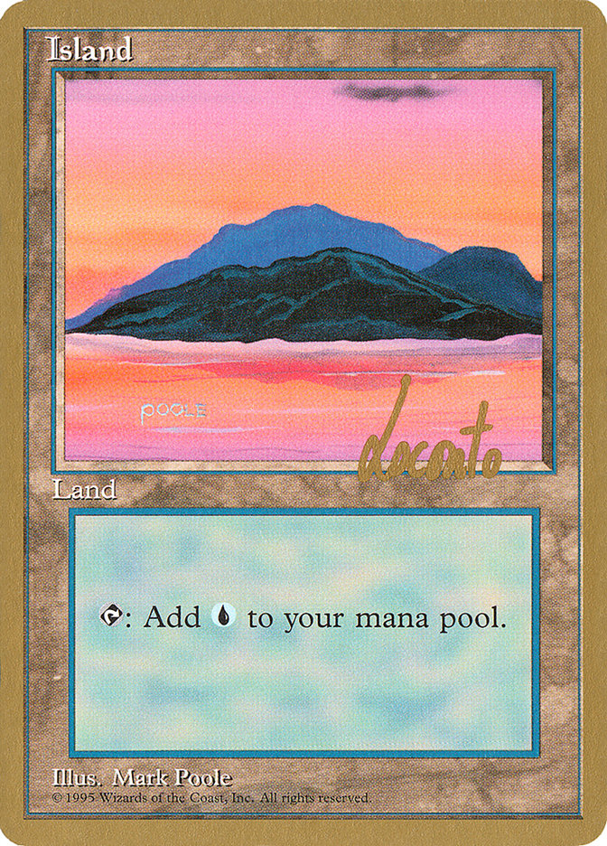 Island (ml369) (Michael Loconto) [Pro Tour Collector Set] | Fandemonia Ltd