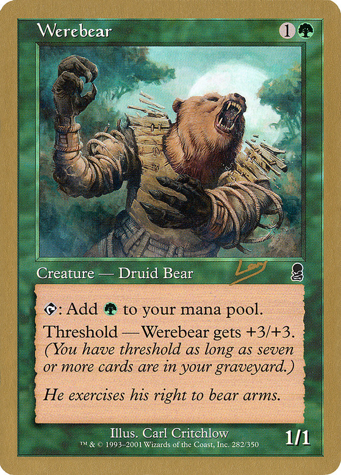 Werebear (Raphael Levy) [World Championship Decks 2002] | Fandemonia Ltd