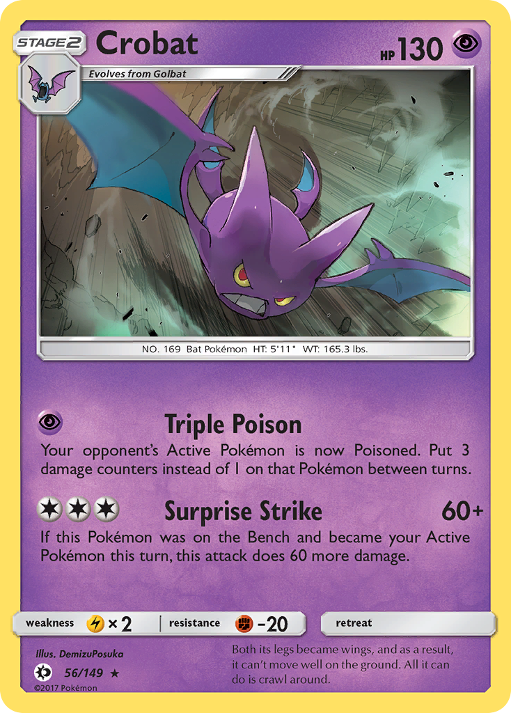 Crobat (56/149) [Sun & Moon: Base Set] | Fandemonia Ltd