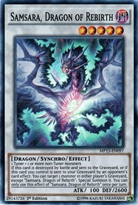 Samsara, Dragon of Rebirth [MP15-EN097] Super Rare | Fandemonia Ltd