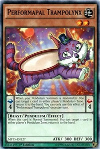 Performapal Trampolynx [MP15-EN127] Rare | Fandemonia Ltd