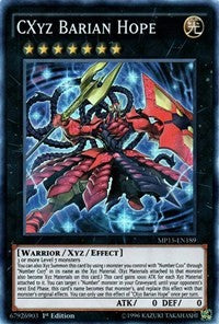 CXyz Barian Hope [MP15-EN189] Super Rare | Fandemonia Ltd