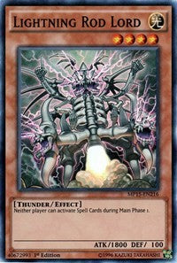 Lightning Rod Lord [MP15-EN216] Super Rare | Fandemonia Ltd