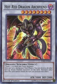 Hot Red Dragon Archfiend [HSRD-EN040] Super Rare | Fandemonia Ltd