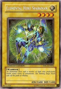 Elemental HERO Sparkman [EHC2-EN001] Secret Rare | Fandemonia Ltd