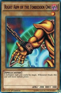 Right Arm of the Forbidden One (A) [YGLD-ENA20] Ultra Rare | Fandemonia Ltd