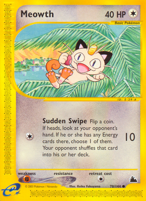 Meowth (78/144) [Skyridge] | Fandemonia Ltd