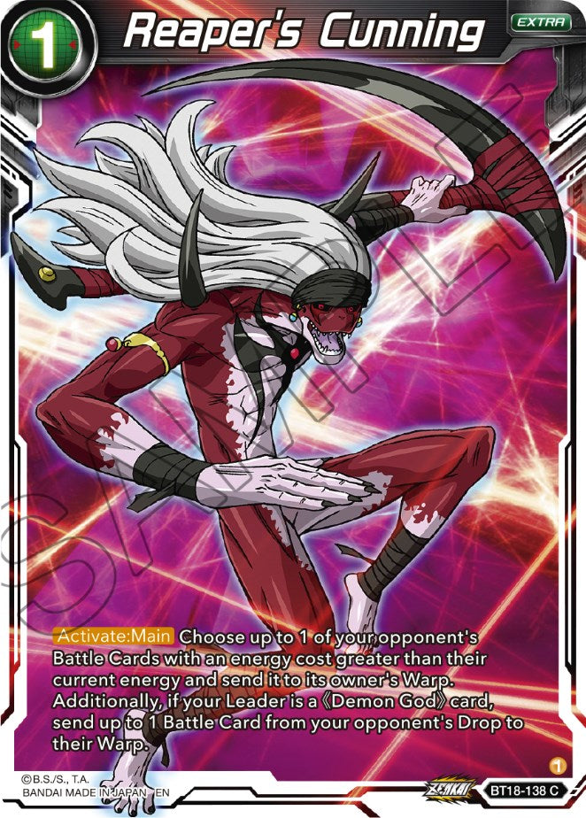 Reaper's Cunning (BT18-138) [Dawn of the Z-Legends] | Fandemonia Ltd