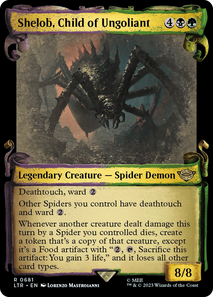 Shelob, Child of Ungoliant [The Lord of the Rings: Tales of Middle-Earth Showcase Scrolls] | Fandemonia Ltd