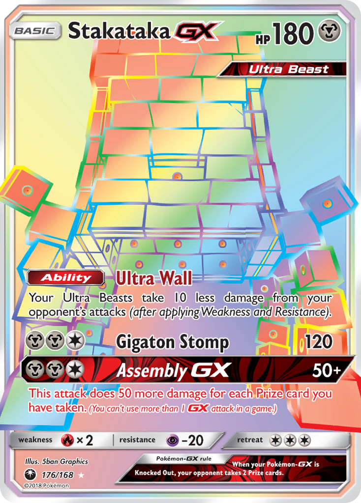 Stakataka GX (176/168) [Sun & Moon: Celestial Storm] | Fandemonia Ltd