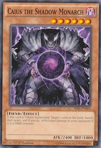 Caius the Shadow Monarch [SR01-EN004] Common | Fandemonia Ltd