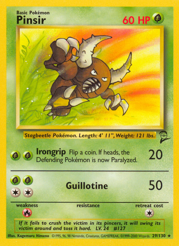 Pinsir (29/130) [Base Set 2] | Fandemonia Ltd