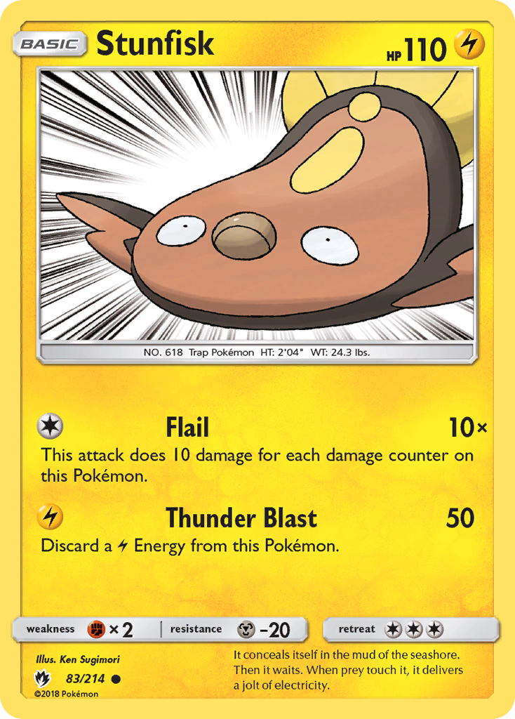 Stunfisk (83/214) [Sun & Moon: Lost Thunder] | Fandemonia Ltd