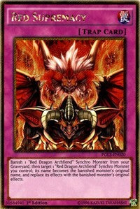 Red Supremacy [PGL3-EN020] Gold Secret Rare | Fandemonia Ltd