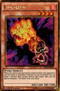 Fire Hand [PGL3-EN022] Gold Secret Rare | Fandemonia Ltd