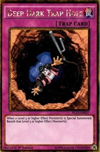 Deep Dark Trap Hole [PGL3-EN037] Gold Secret Rare | Fandemonia Ltd