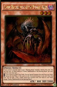 Scarm, Malebranche of the Burning Abyss [PGL3-EN043] Gold Rare | Fandemonia Ltd