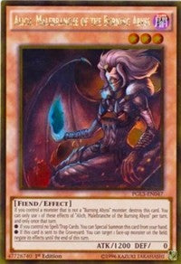 Alich, Malebranche of the Burning Abyss [PGL3-EN047] Gold Rare | Fandemonia Ltd