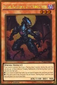 Draghig, Malebranche of the Burning Abyss [PGL3-EN053] Gold Rare | Fandemonia Ltd