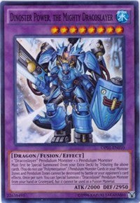 Dinoster Power, the Mighty Dracoslayer [OP01-EN010] Super Rare | Fandemonia Ltd