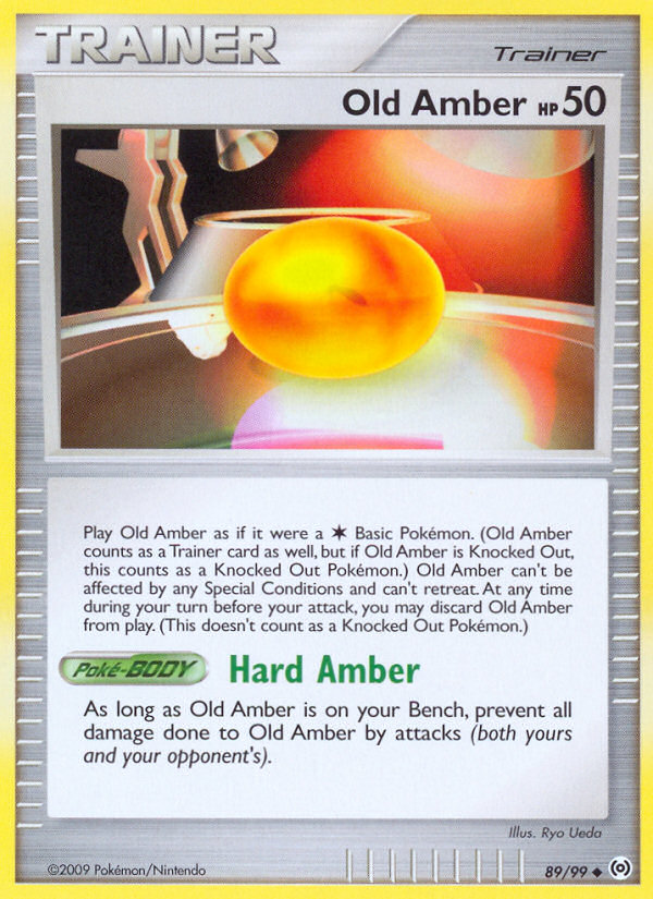 Old Amber (89/99) [Platinum: Arceus] | Fandemonia Ltd