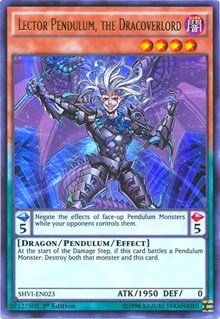 Lector Pendulum, the Dracoverlord [SHVI-EN023] Ultra Rare | Fandemonia Ltd