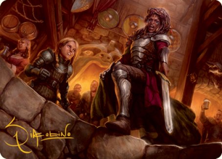 Veteran Dungeoneer Art Card (Gold-Stamped Signature) [Dungeons & Dragons: Adventures in the Forgotten Realms Art Series] | Fandemonia Ltd