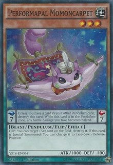 Performapal Momoncarpet [YS16-EN004] Super Rare | Fandemonia Ltd