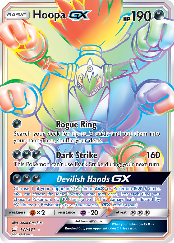 Hoopa GX (187/181) [Sun & Moon: Team Up] | Fandemonia Ltd