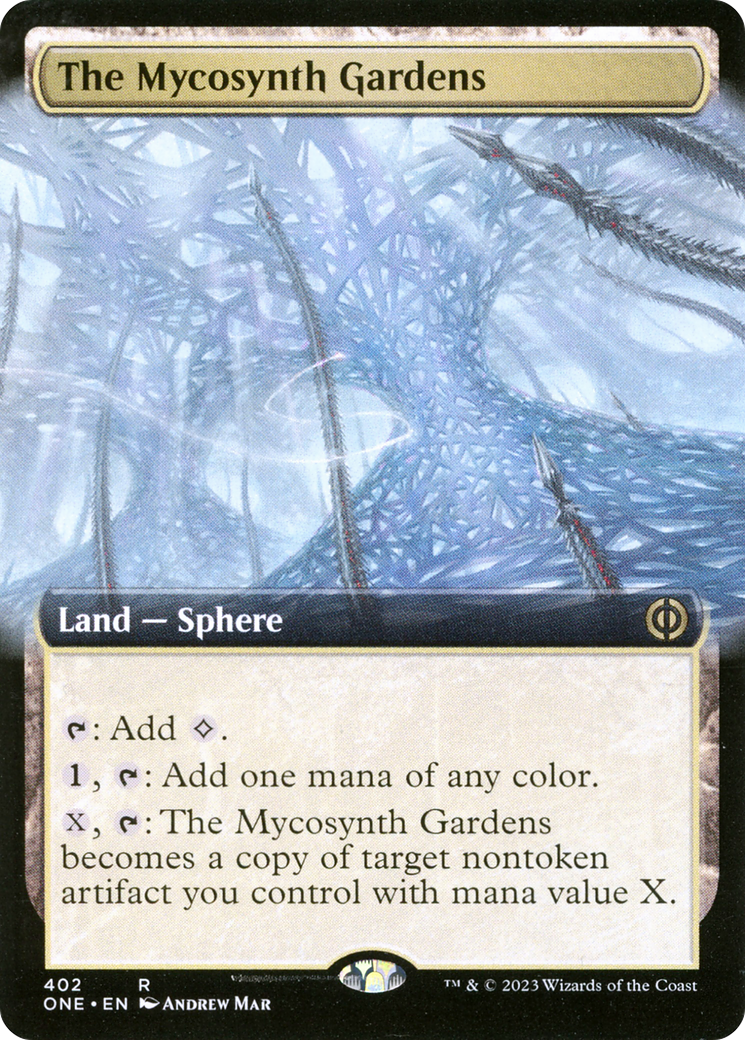 The Mycosynth Gardens (Extended Art) [Phyrexia: All Will Be One] | Fandemonia Ltd