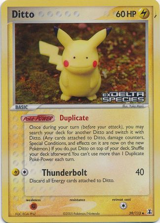 Ditto (39/113) (Stamped) [EX: Delta Species] | Fandemonia Ltd