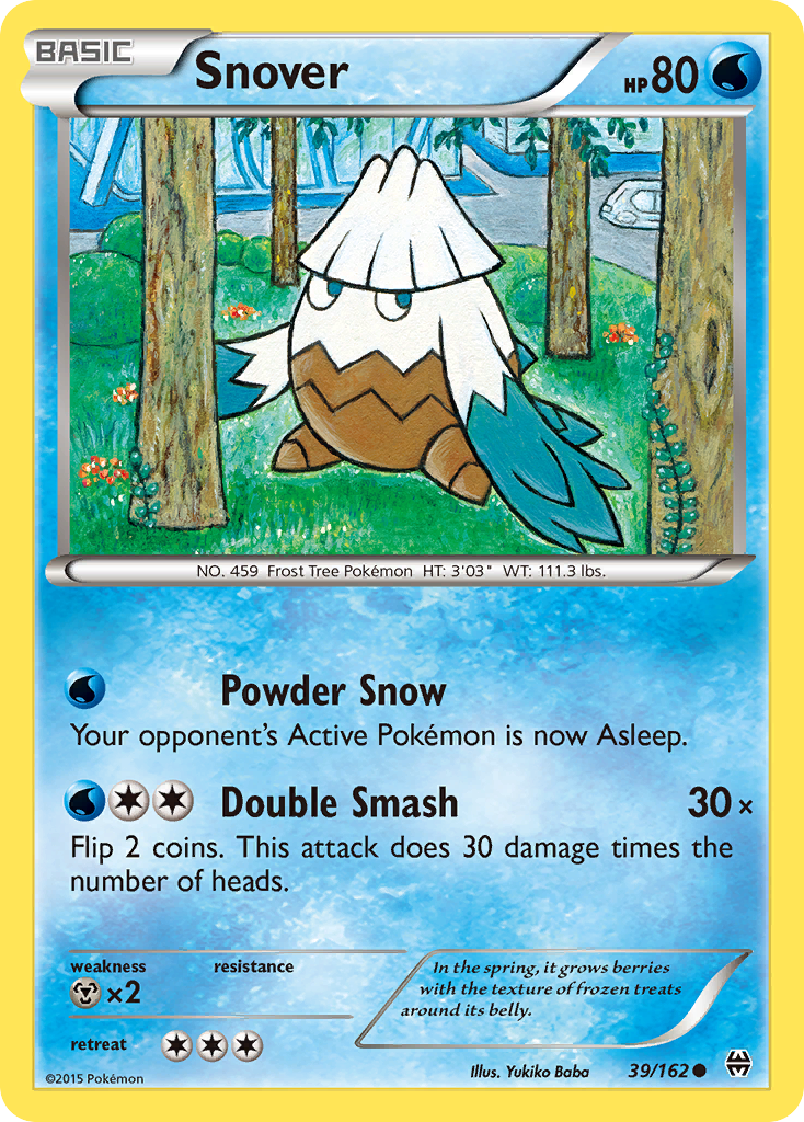 Snover (39/162) [XY: BREAKthrough] | Fandemonia Ltd