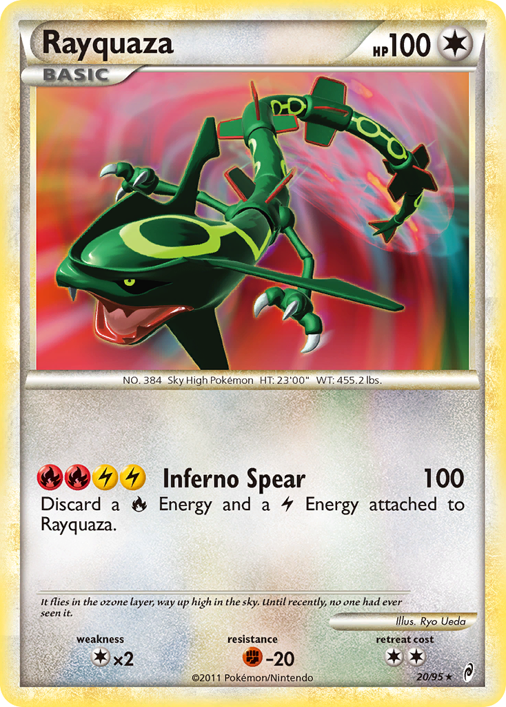 Rayquaza (20/95) [HeartGold & SoulSilver: Call of Legends] | Fandemonia Ltd