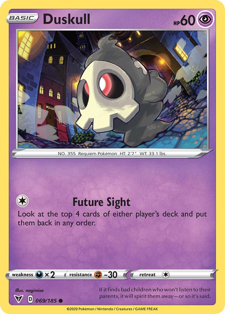 Duskull (069/185) [Sword & Shield: Vivid Voltage] | Fandemonia Ltd