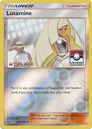 Lusamine (153a/156) (League Challenge Alt Art 4th Place) [Sun & Moon: Ultra Prism] | Fandemonia Ltd