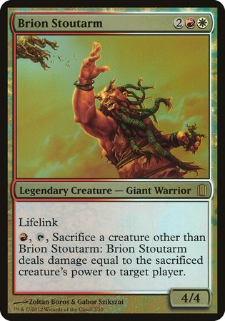 Brion Stoutarm (Commander's Arsenal) [Commander's Arsenal Oversized] | Fandemonia Ltd