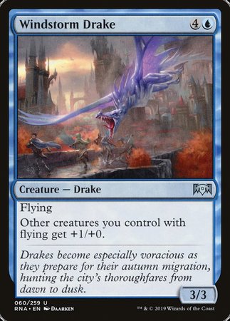 Windstorm Drake [Ravnica Allegiance] | Fandemonia Ltd