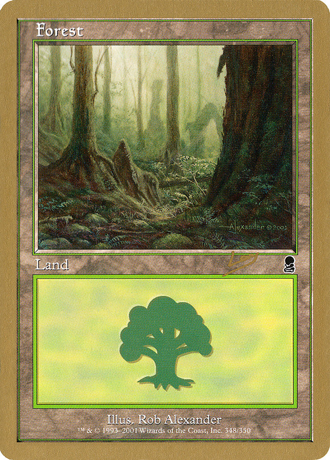 Forest (rl348) (Raphael Levy) [World Championship Decks 2002] | Fandemonia Ltd