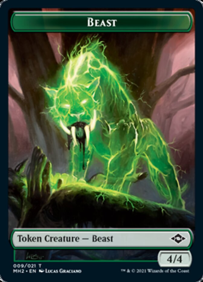 Beast Token [Modern Horizons 2 Tokens] | Fandemonia Ltd