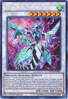 Clear Wing Synchro Dragon [MP16-EN022] Secret Rare | Fandemonia Ltd