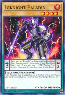 Igknight Paladin [MP16-EN067] Common | Fandemonia Ltd