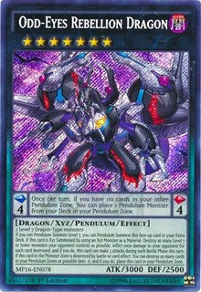 Odd-Eyes Rebellion Dragon [MP16-EN078] Secret Rare | Fandemonia Ltd