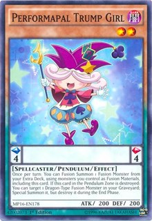 Performapal Trump Girl [MP16-EN178] Common | Fandemonia Ltd