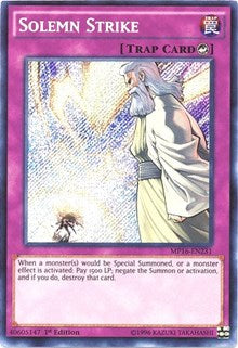 Solemn Strike [MP16-EN231] Secret Rare | Fandemonia Ltd