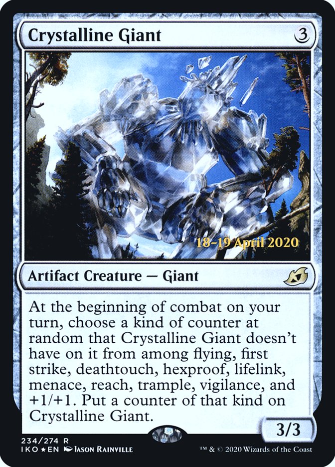 Crystalline Giant  [Ikoria: Lair of Behemoths Prerelease Promos] | Fandemonia Ltd