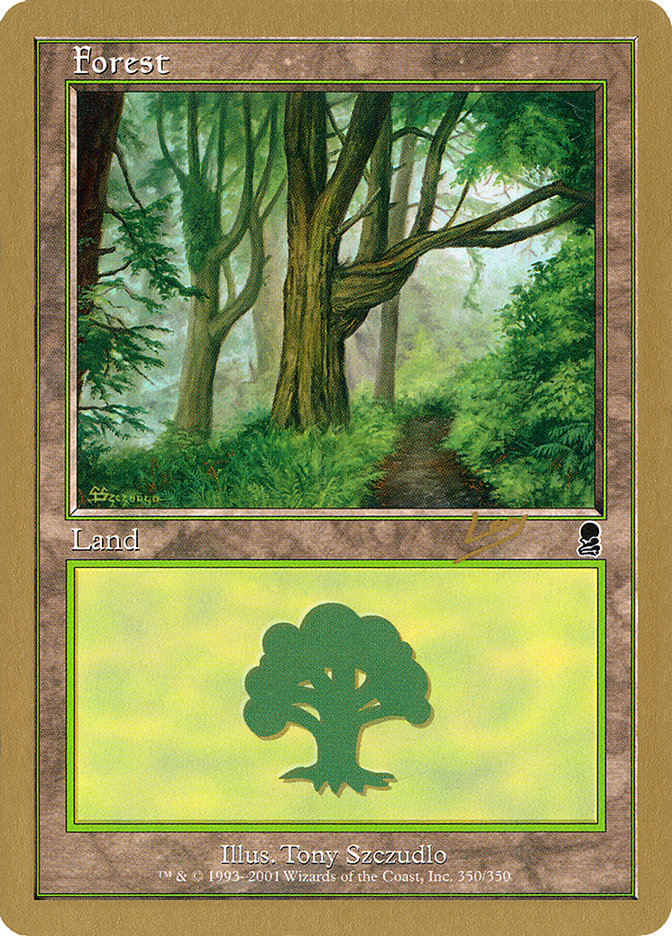 Forest (rl350) (Raphael Levy) [World Championship Decks 2002] | Fandemonia Ltd