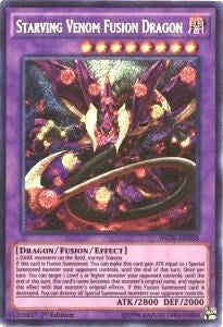 Starving Venom Fusion Dragon [INOV-EN038] Secret Rare | Fandemonia Ltd