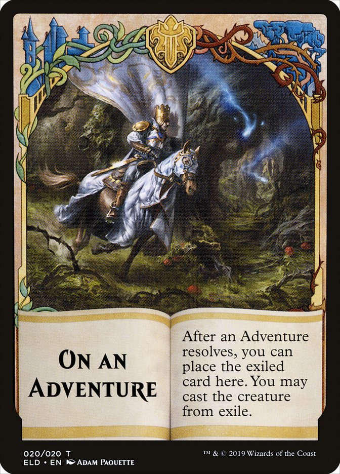 On an Adventure [Throne of Eldraine Tokens] | Fandemonia Ltd