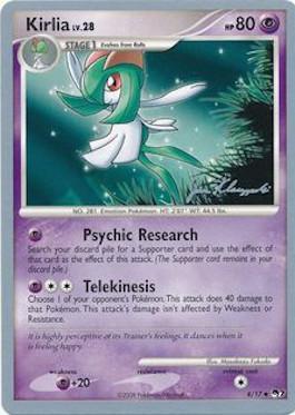 Kirlia LV.28 (8/17) (Psychic Lock - Jason Klaczynski) [World Championships 2008] | Fandemonia Ltd