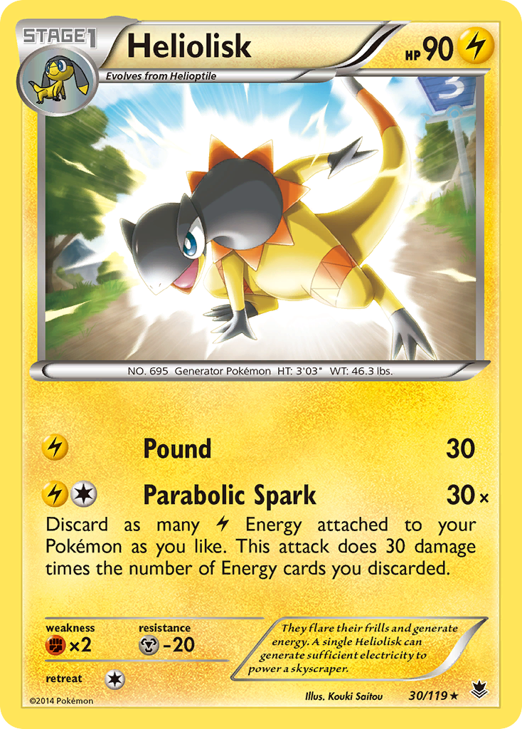 Heliolisk (30/119) [XY: Phantom Forces] | Fandemonia Ltd